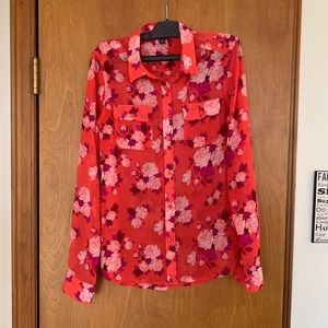 American Eagle Long Sleeve Button Up